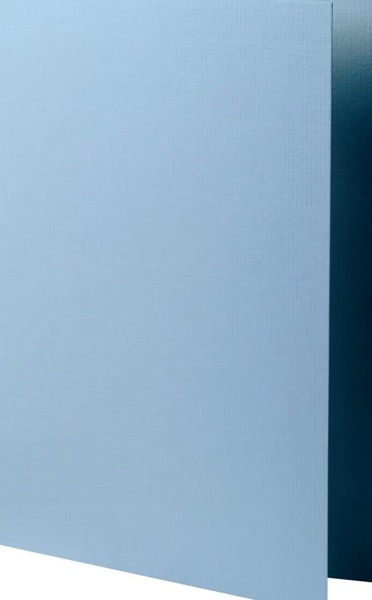 Kort A5 dubbla 5-pack ljusblå