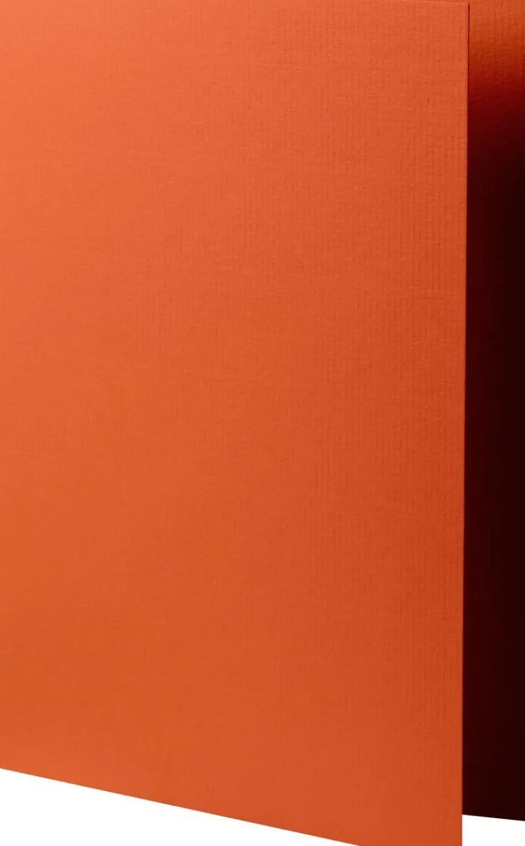 Kort A5 dubbla 5-pack orange