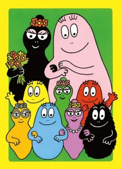 Kort Barbapapafamiljen