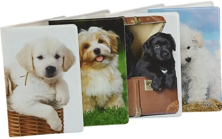 Kortfodral Plånka Hundvalpar