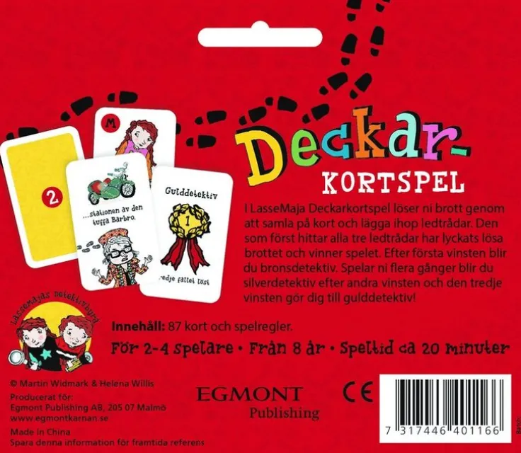 Lassemaja deckarkortspel