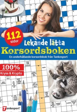 Lekande lätta korsordsboken