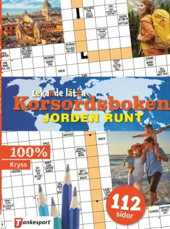 Lekande lätta korsordsboken : Jorden runt