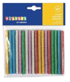 Limstänger 7mm 18-pack glitter