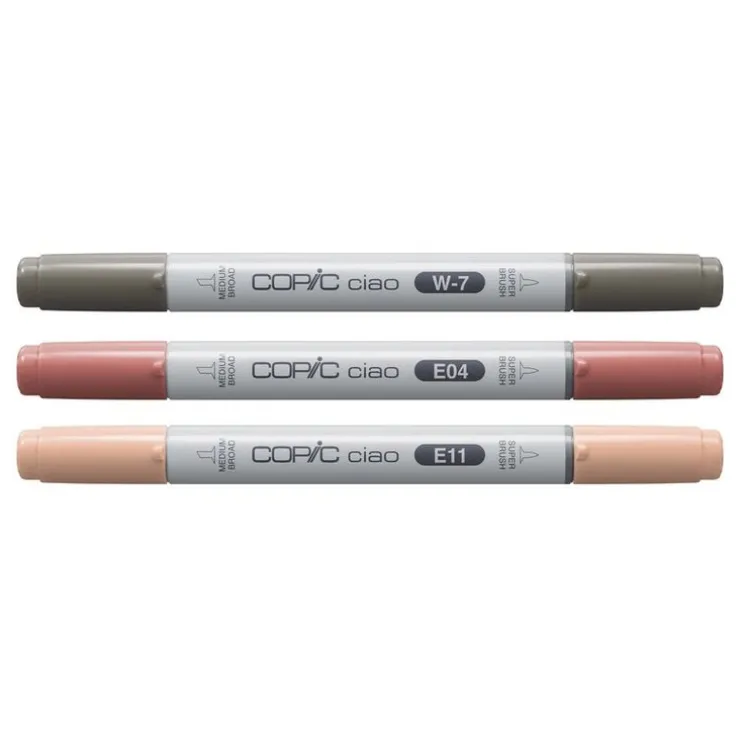 Marker Copic Ciao Layer & Mix 3-pack - Warm Palette