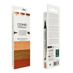 Marker Copic Classic Designer Collection 3-pack - Brick & terra tints