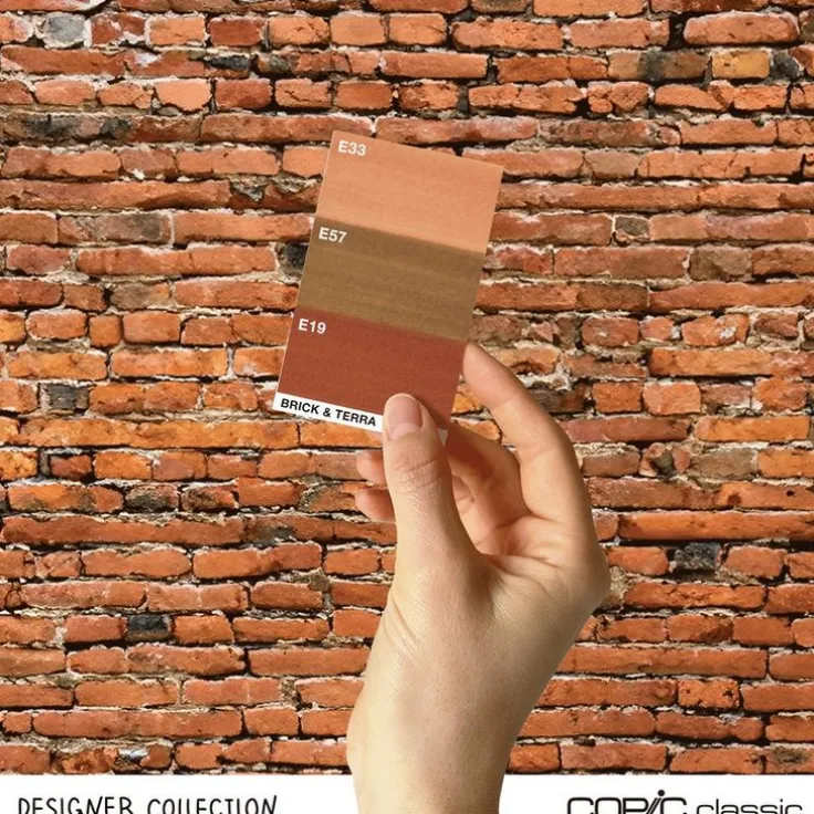 Marker Copic Classic Designer Collection 3-pack - Brick & terra tints