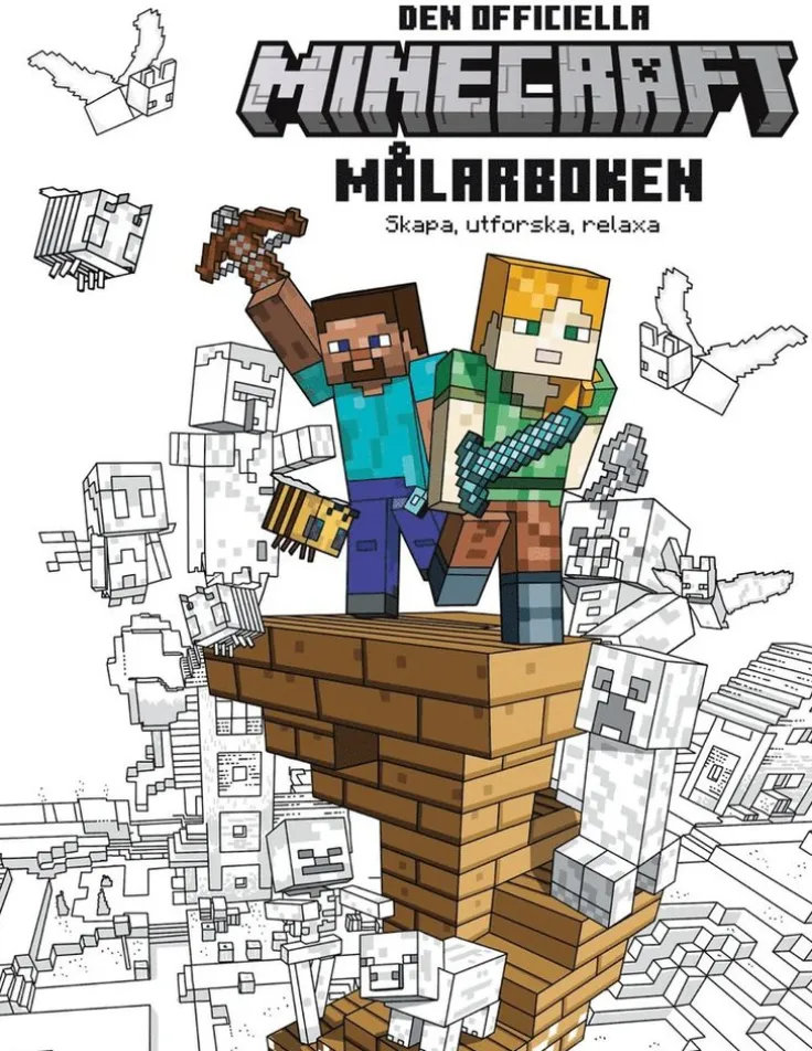 Minecraft. Den officiella målarboken : Skapa, utforska, relaxa