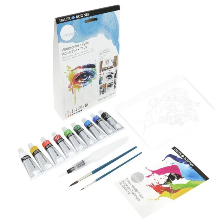 Målarset Simply - akvarellfärg ögon