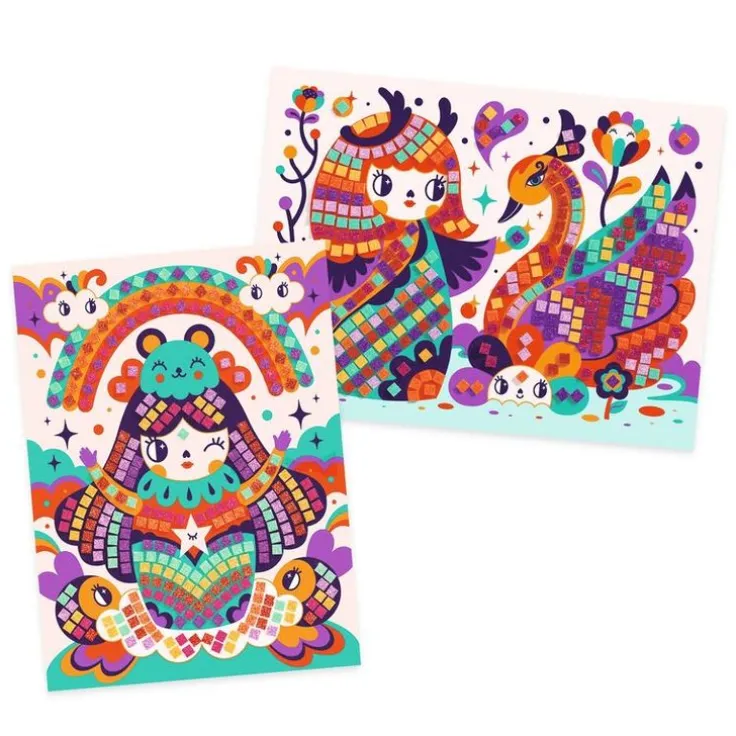 Mosaikpyssel Kokeshi