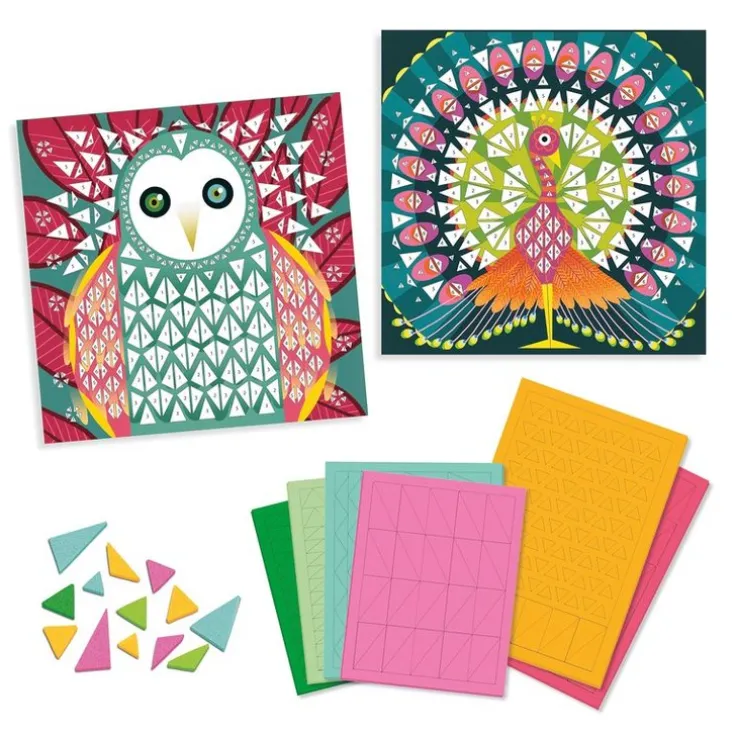 Mosaikpyssel påfågel