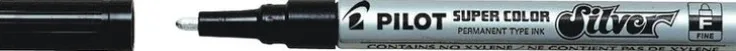 Märkpenna Super Color F silver