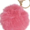 Nyckelring Pom Pom cerise