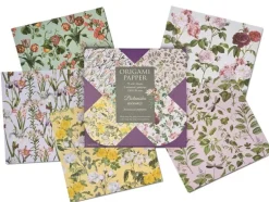 Origami Botaniska mönster 75 ark i 5 motiv