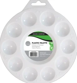 Palett i plast med 10 koppar