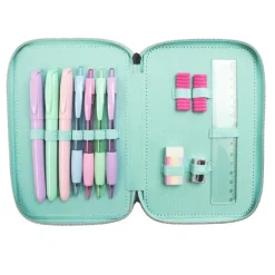 Pennfodral fyllt 28 delar - Regnbåge