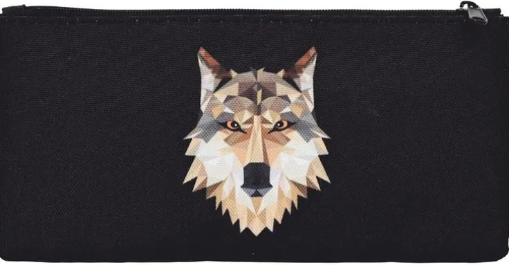 Pennfodral platt - varg