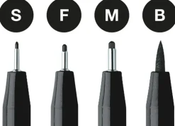 Pennset PITT Artist Pen 4-pack svart