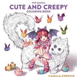 Pop Manga Cute and Creepy Coloring Book