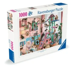 Pussel 1000 bitar - Cat Tree Heaven