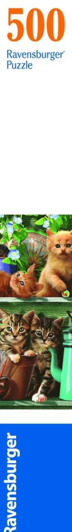 Pussel 500 bitar - Cats on the Shelf