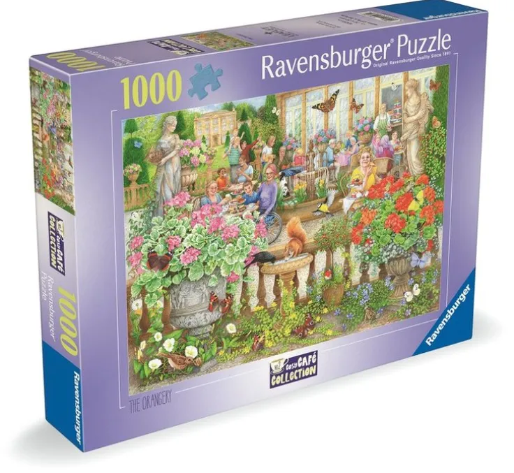 Pussel 1000 bitar - Cosy Café Secret Garden