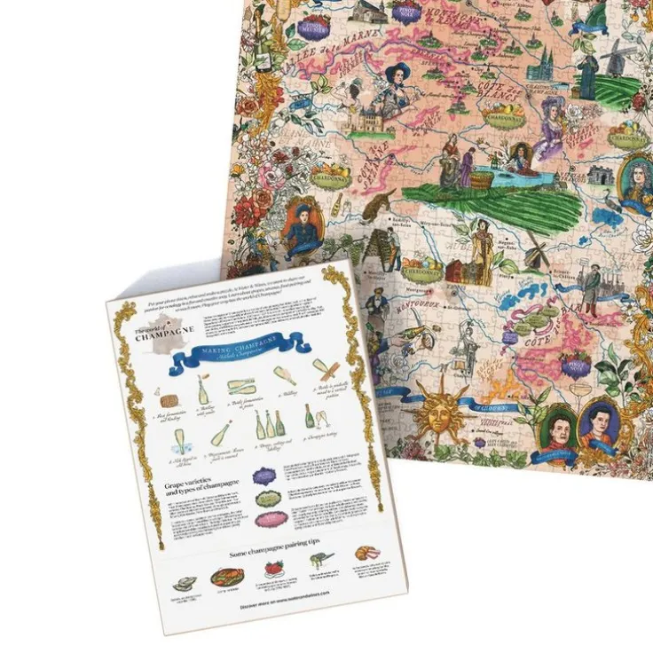 Pussel 1000 bitar - Vinpussel - Champagne