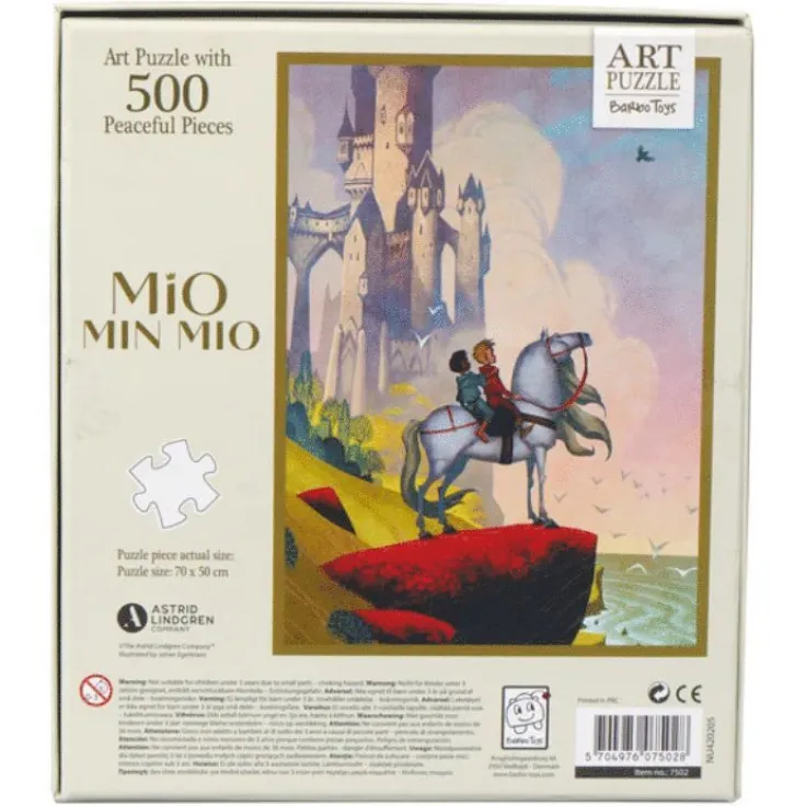 Pussel 500 bitar Art Puzzle Mio Min Mio Slottet