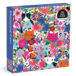 Pussel 500 bitar Blooming Cats