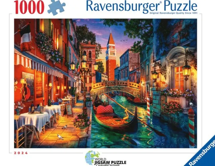Pussel 1000 bitar Canal Cruise In Venice