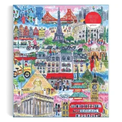 Pussel 1000 bitar Cities Around The World