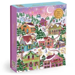 Pussel 1000 bitar folierade Snowcap Village