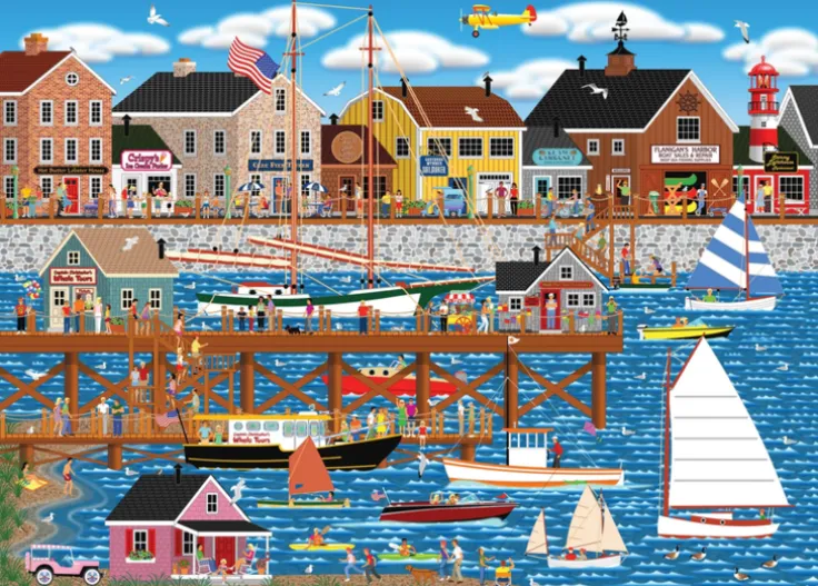 Pussel 1000 bitar Harbor Town