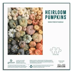 Pussel 1000 bitar Heirloom Pumpkins in Square Box
