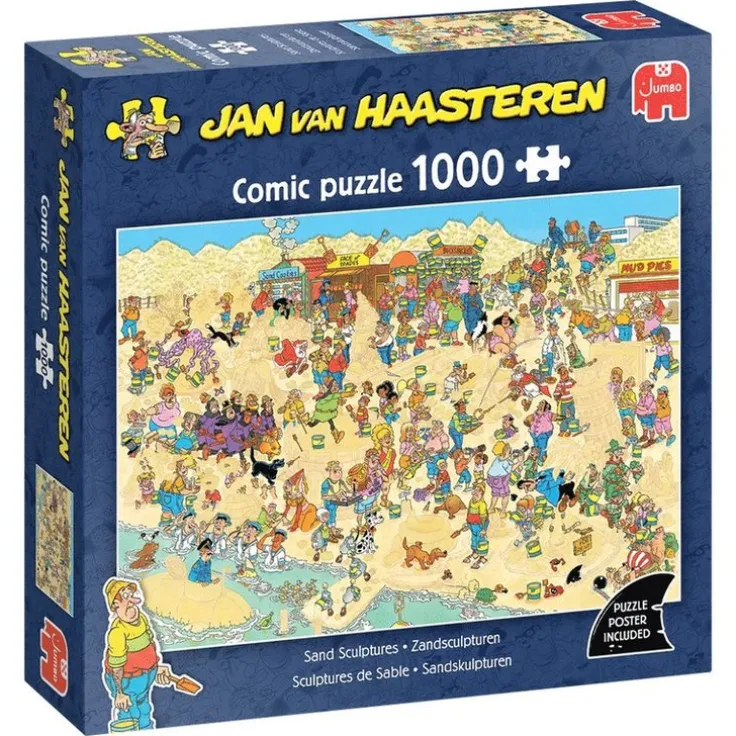 Pussel 1000 bitar Jan van Haasteren - Sand Sculptures