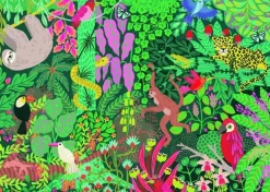 Pussel 1000 bitar Magical Rain Forest
