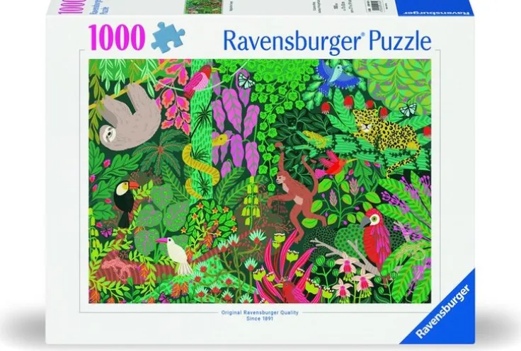 Pussel 1000 bitar Magical Rain Forest