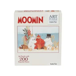 Pussel 200 bitar Mumin Art Puzzle röd