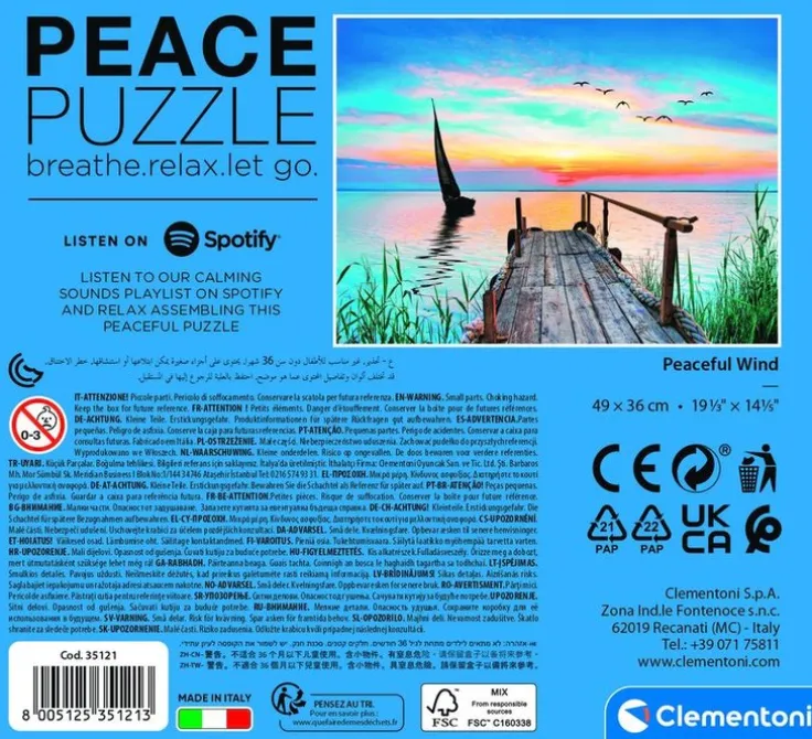 Pussel 500 bitar Peace Puzzle Peaceful Wind