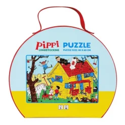 Pussel 40 bitar Pippi väska