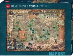 Pussel 2000 bitar Pirate World