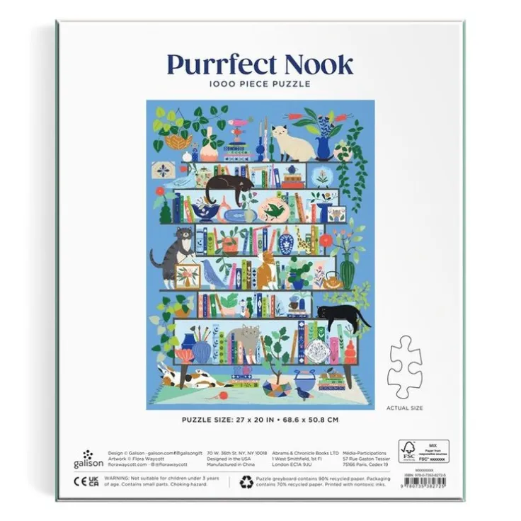 Pussel 1000 bitar Purrfect Nook