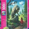 Pussel 100 bitar Red Riding Hood & The Wolf