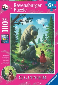 Pussel 100 bitar Red Riding Hood & The Wolf