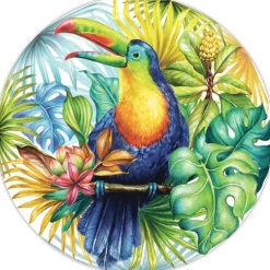 Pussel 1000 bitar Tropical Toucan, Round