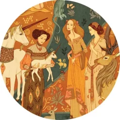 Pussel 500 bitar Unicorn Garden