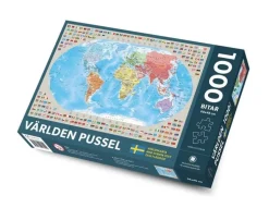 Pussel 1000 bitar Världen pussel