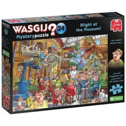 Pussel 1000 bitar Wasgij Mystery 24 Blight At The Museum!