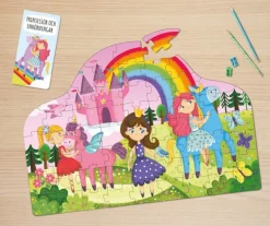 Pussel & saga : Prinsessor och enhörningar