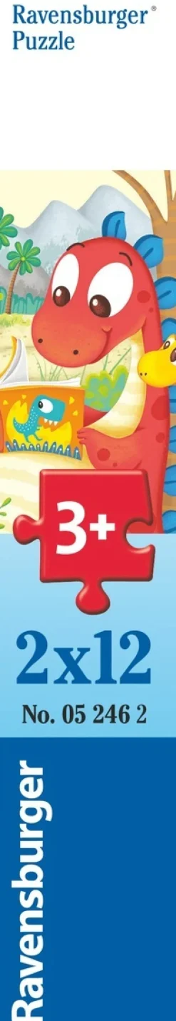 Pussel 2x12 bitar My Dino Friends